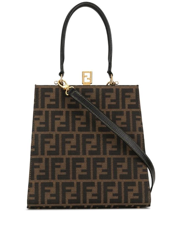 Fendi Pre-owned Zucca Pattern 2way Hand Bag - Brown
