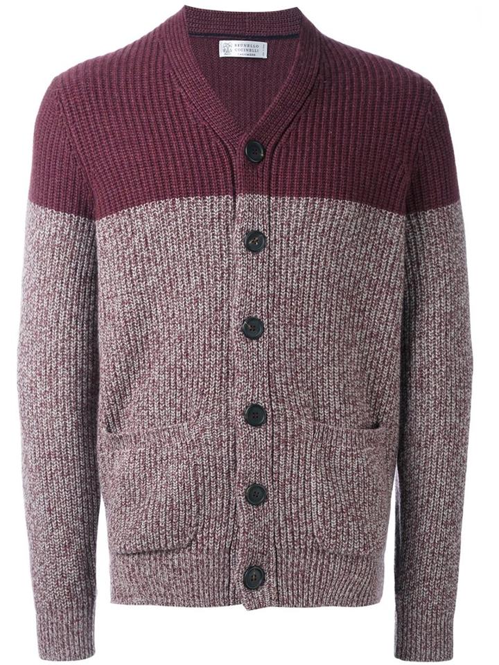 Brunello Cucinelli Two-tone Cardigan