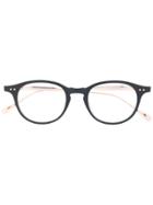Dita Eyewear Ash Round Frame Glasses - Black