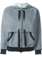 Adidas By Stella Mccartney Zipped Hoodie, Women's, Size: Xs, Grey, Organic Cotton/polyester