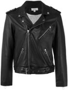 Soulland Richenback Biker Jacket, Men's, Size: Xl, Black, Leather/viscose