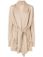 Agnona Belted Cardigan - Nude & Neutrals