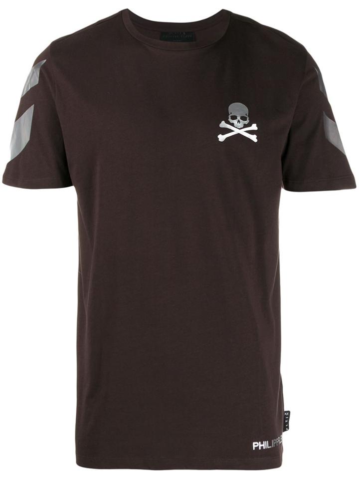 Philipp Plein Statement Logo T-shirt - Brown