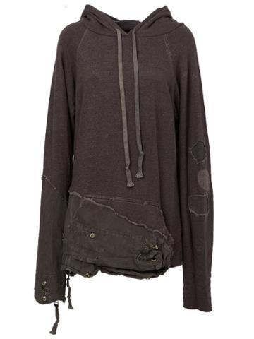 Greg Lauren Distressed Hoodie