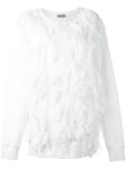 Faith Connexion Sheer Ruffle Detailing T-shirt