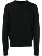 Maison Margiela Contrast Elbow-patch Sweatshirt - Black