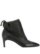 3.1 Phillip Lim Ruched Ankle Boots - Black
