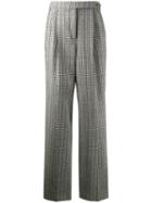 Ermanno Scervino Check Print Trousers - Grey