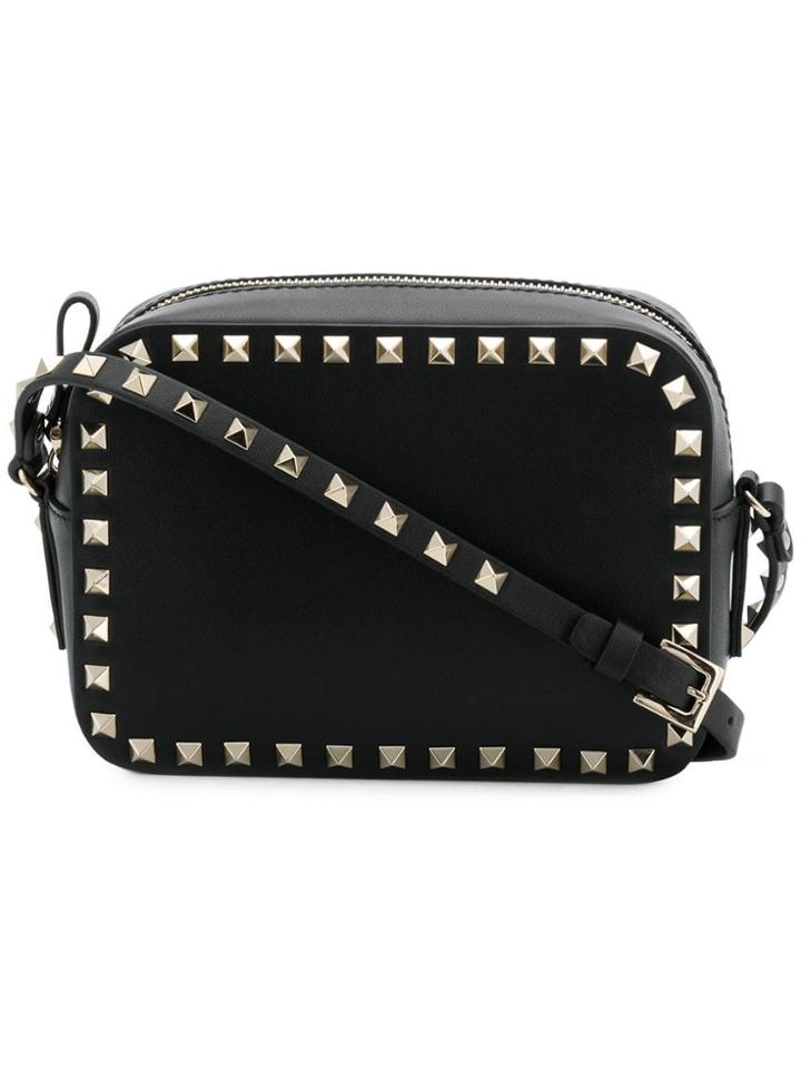 Valentino Valentino Garavani Rockstud Camera Crossbody Bag - Black
