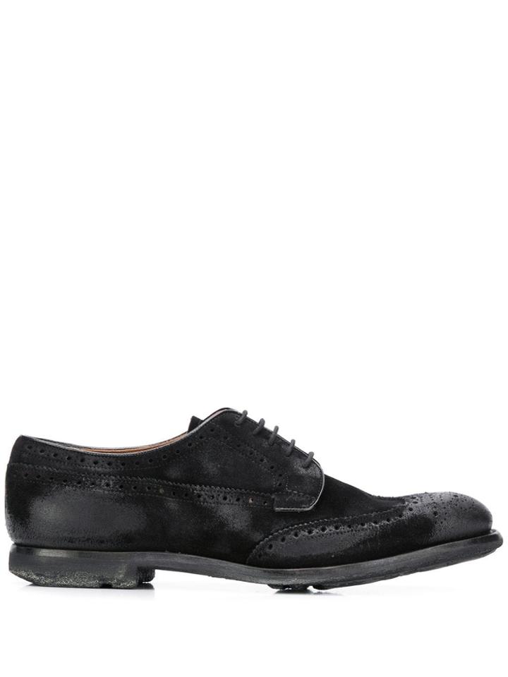 Church's Distressed Oxford Shoes - Black