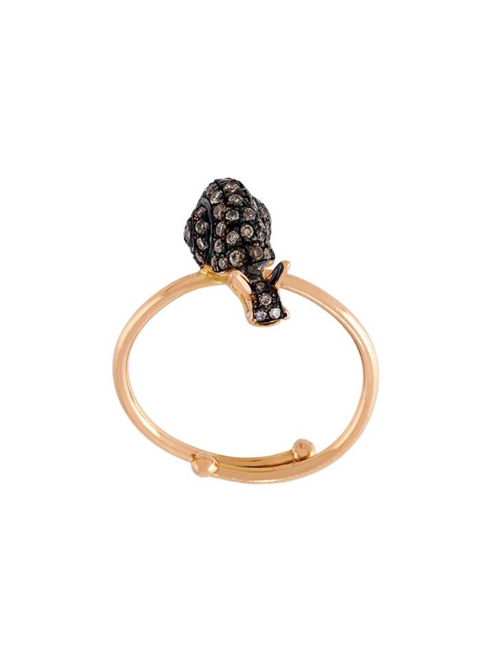 Christina Debs Snail Diamond Ring