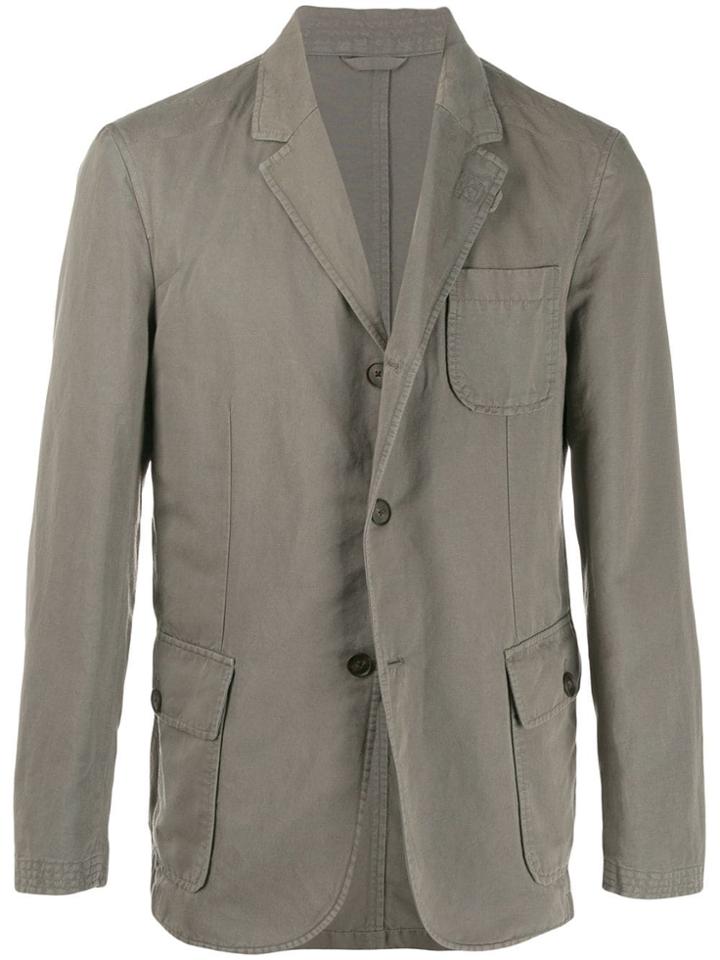Hackett Single-breasted Blazer - Green