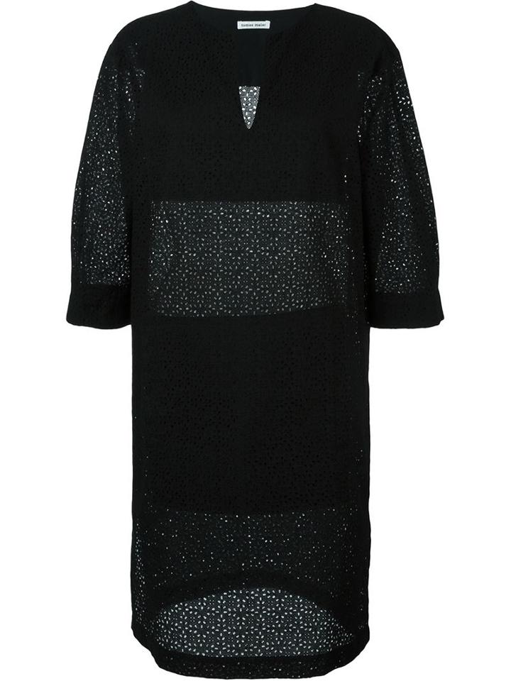 Tomas Maier Lace Semi Sheer Dress