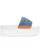 Robert Clergerie Denim Platform Sandals - Blue