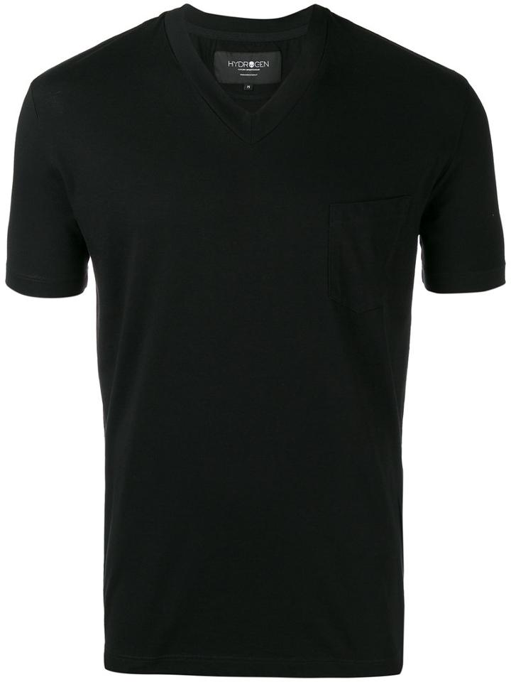 Hydrogen V-neck T-shirt, Men's, Size: Xl, Black, Cotton