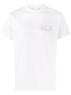 Martine Rose Logo Printed T-shirt, Men's, Size: Medium, White, Cotton