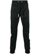 Philipp Plein Camouflage Biker Sweatpants - Black