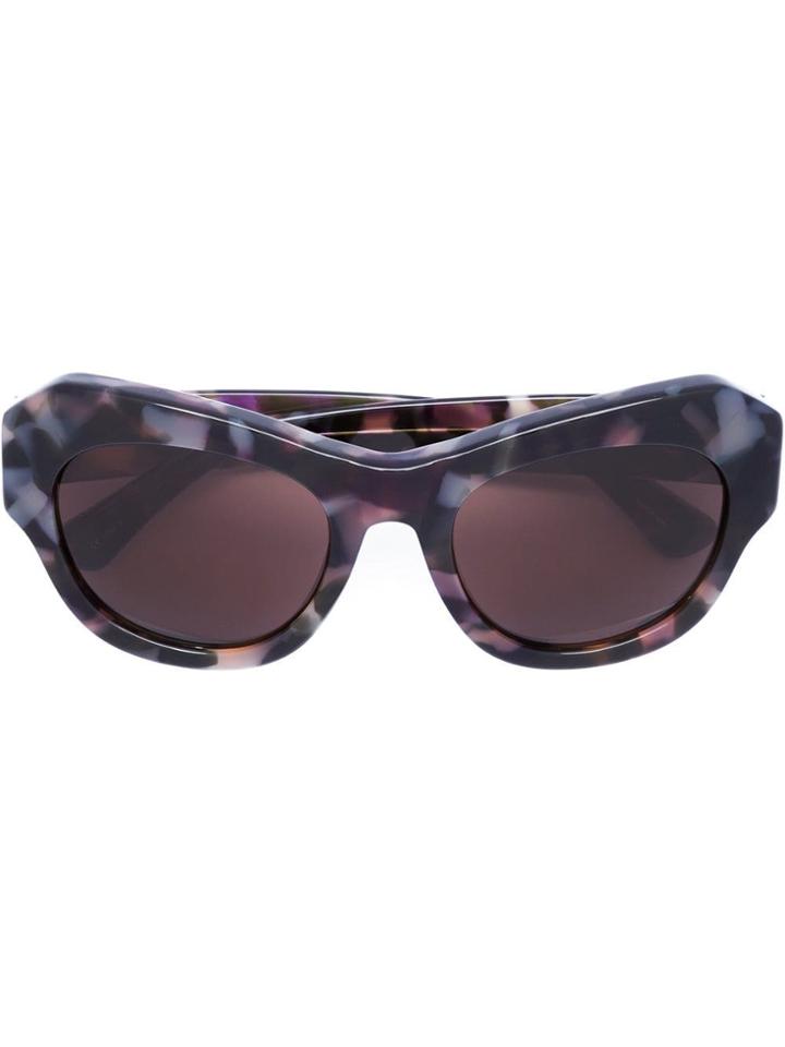 Linda Farrow Cat Eye Sunglasses - Pink
