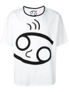 69 Logo Print T-shirt, Adult Unisex, Size: Medium/large, White, Cotton