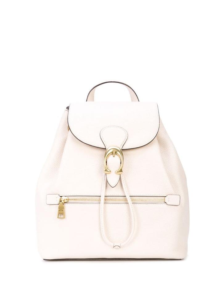Coach Evie Buckled Backpack - White
