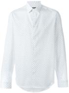 Kenzo All-over Print Shirt, Men's, Size: 38, White, Cotton