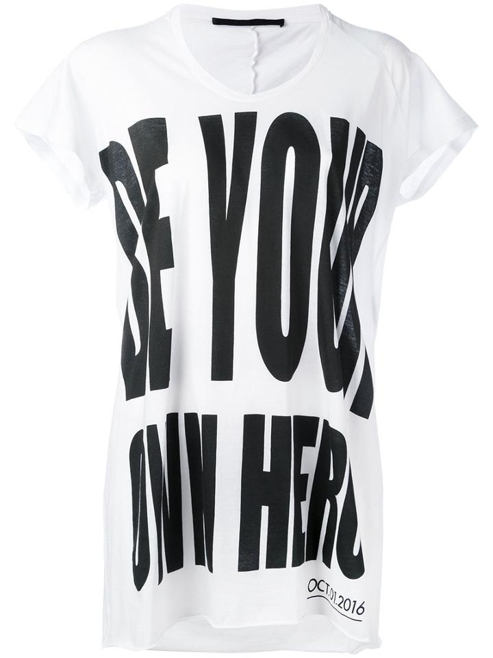 Haider Ackermann - Ara T-shirt - Women - Cotton - M, White, Cotton