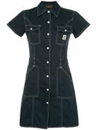 Fendi Vintage Short Sleeve One-piece Dress - Blue