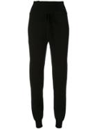 Live The Process Knitted High Waisted Trousers - Black