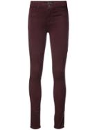 J Brand Skinny Trousers - Pink & Purple