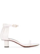 Proenza Schouler Ruched Nappa Sandals - White