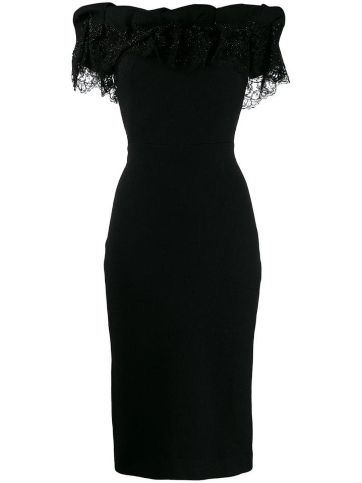 Ermanno Scervino Off The Shoulder Dress - Black
