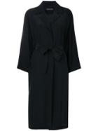 Simonetta Ravizza Belted Coat - Black
