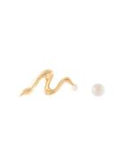 Niomo Nubian Mismatched Stud Earrings - Gold