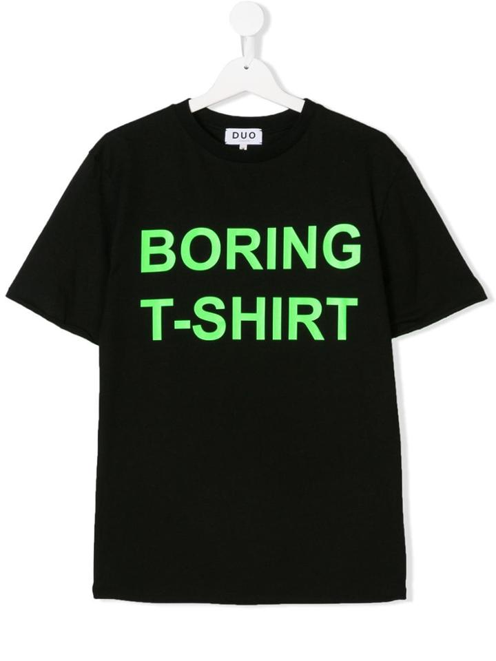 Duo Teen Boring T-shirt - Black