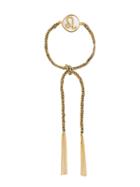 Carolina Bucci Tassel Bracelet With Zodiac Charm - Metallic