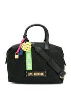 Love Moschino Monogram Jacquard Tote - Black