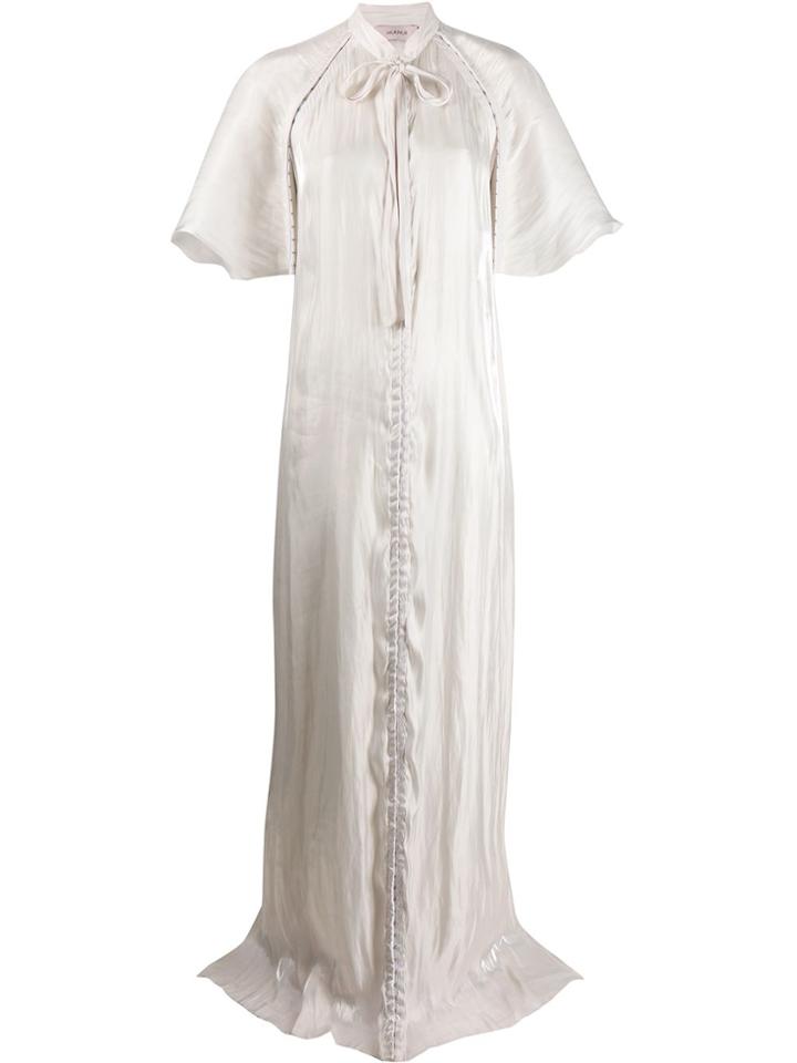 Murmur Shortsleeved Maxi Dress - White