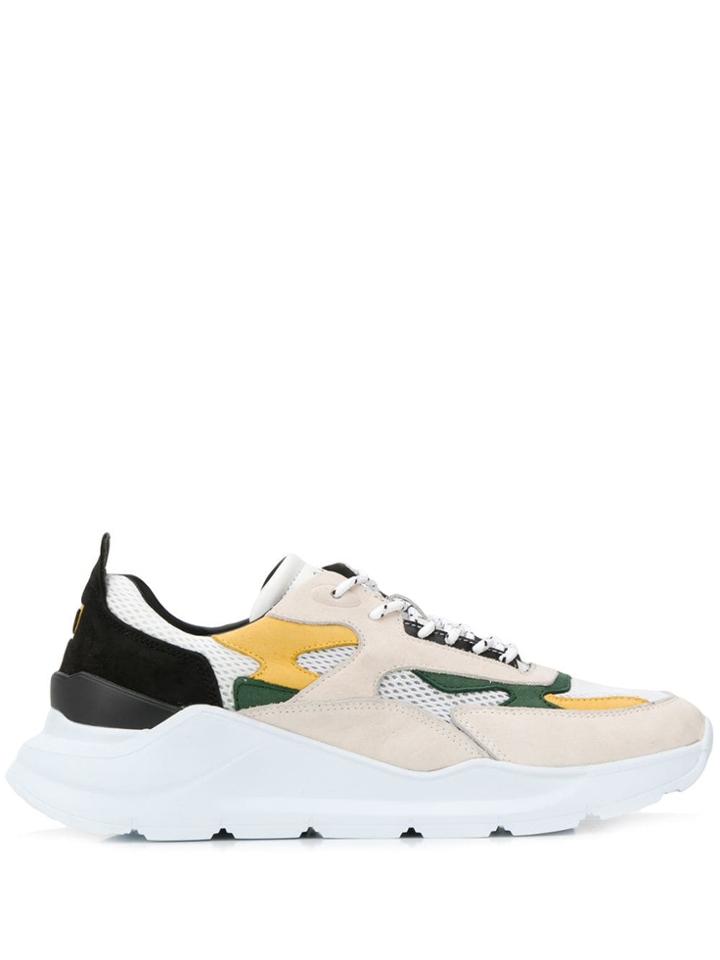 D.a.t.e. Fuga Nabuk Sneakers - White