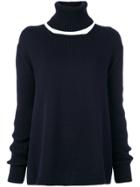Société Anonyme Detachable Roll-neck Jumper - Blue