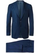 Canali - Two Piece Suit - Men - Wool/cupro - 50, Blue, Wool/cupro