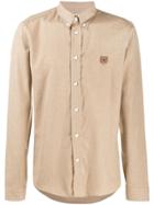 Kenzo Painted Tiger Slim-fit Shirt - Brown