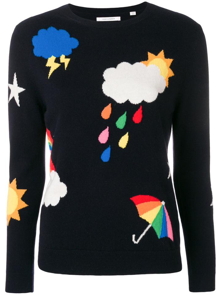 Chinti & Parker Knitted Weather Top - Blue