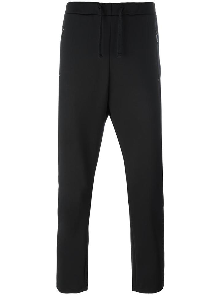 Haus By Ggdb 'techno' Slim Fit Trousers, Men's, Size: Small, Black, Polyamide/polyester/lyocell