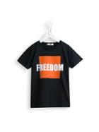 Msgm Kids Freedom Print T-shirt