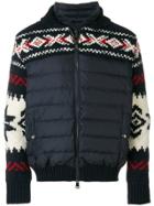 Polo Ralph Lauren Shell-panelled Knitted Jacket - Blue