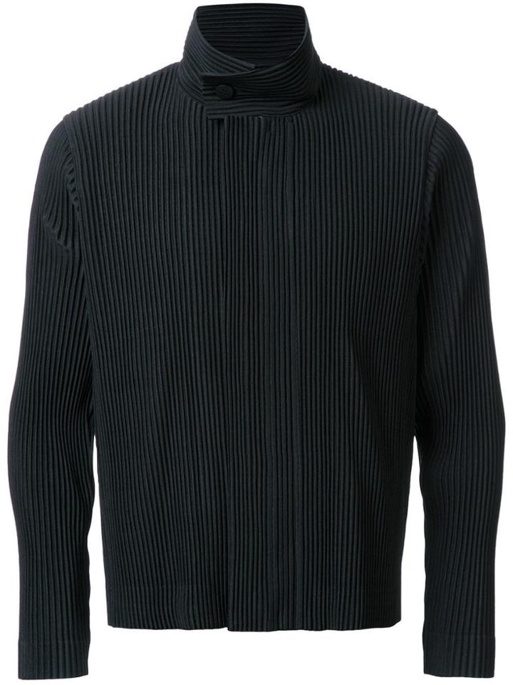 Homme Plissé Issey Miyake Pleated Jacket - Black