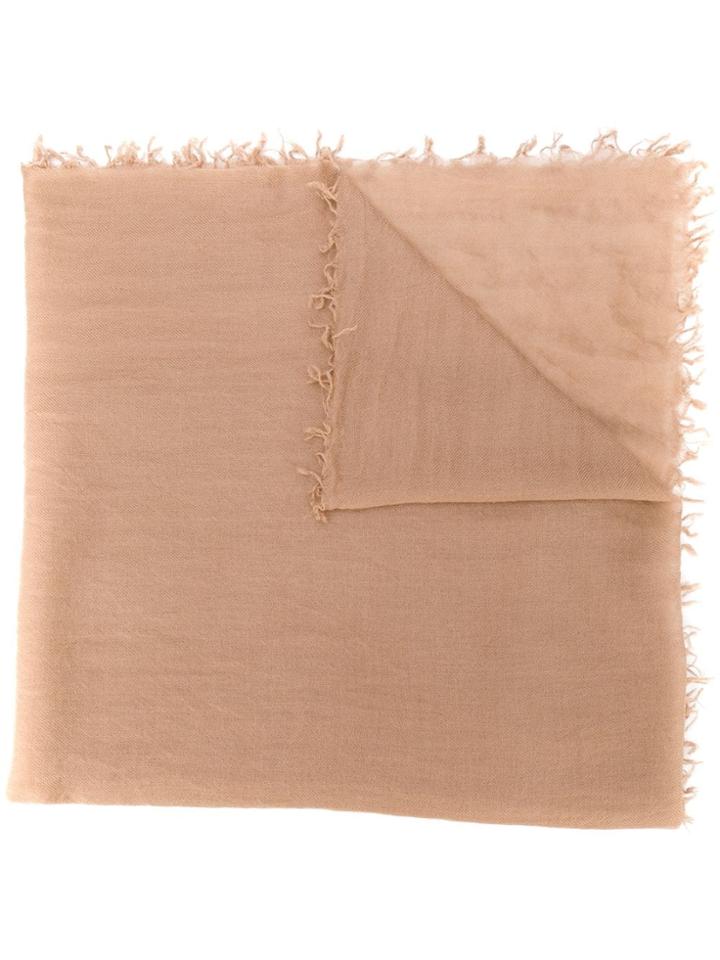 Aspesi Fine-knit Scarf - Neutrals