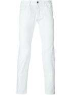 Dolce & Gabbana Classic Chinos, Men's, Size: 46, White, Spandex/elastane/cotton/leather