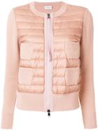 Moncler Dawn And Knit Cardigan - Pink & Purple