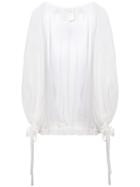 Antonio Berardi - Open Front Cardigan - Women - Silk - 40, White, Silk